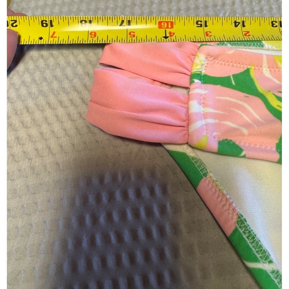 Lilly Pulitzer Bandeau Fan Dance Strappy Hipster Bikini Bottom SZ Large‎ - Picture 5 of 14